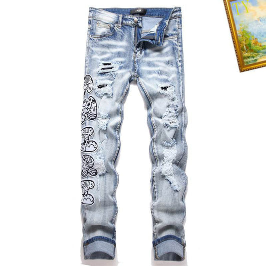 Men's Amiri Fashionable Casual Jeans Pants Size 29-38