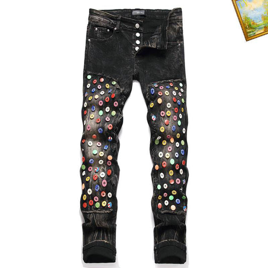 Men's Amiri Fashionable Casual Jeans Pants Size 29-38