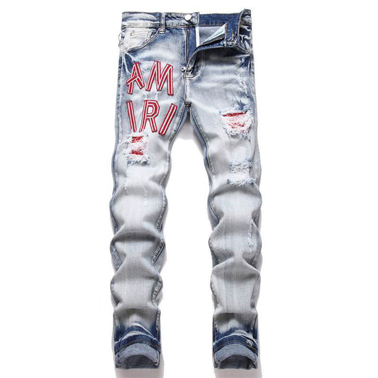 Men's Amiri Fashionable Casual Jeans Pants Size 29-38