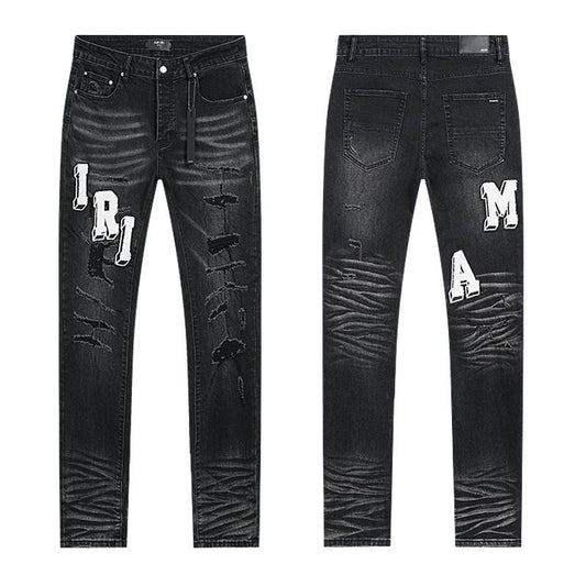 Men's Amiri Fashionable Casual Jeans Pants Size 30-38