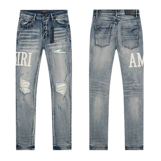 Men's Amiri Fashionable Casual Jeans Pants Size 30-38