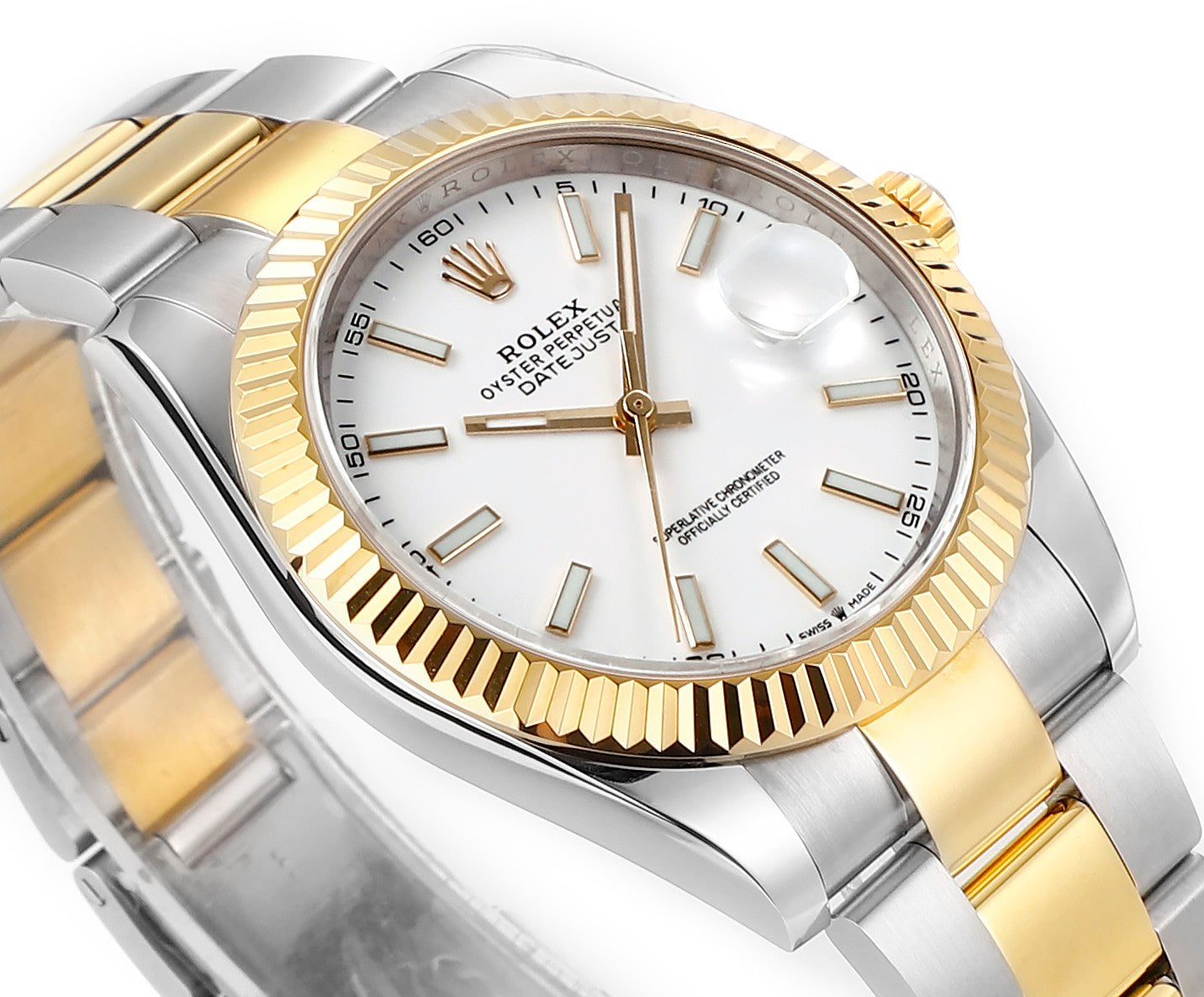 Yellow Gold & Steel White 41MM Watch