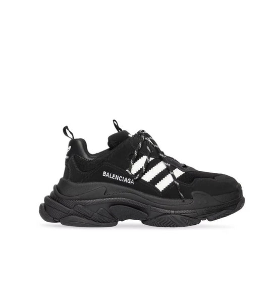 Balenciaga x adidas Triple S Black White (Women's)