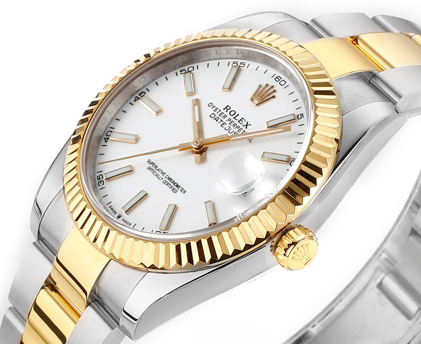Yellow Gold & Steel White 41MM Watch
