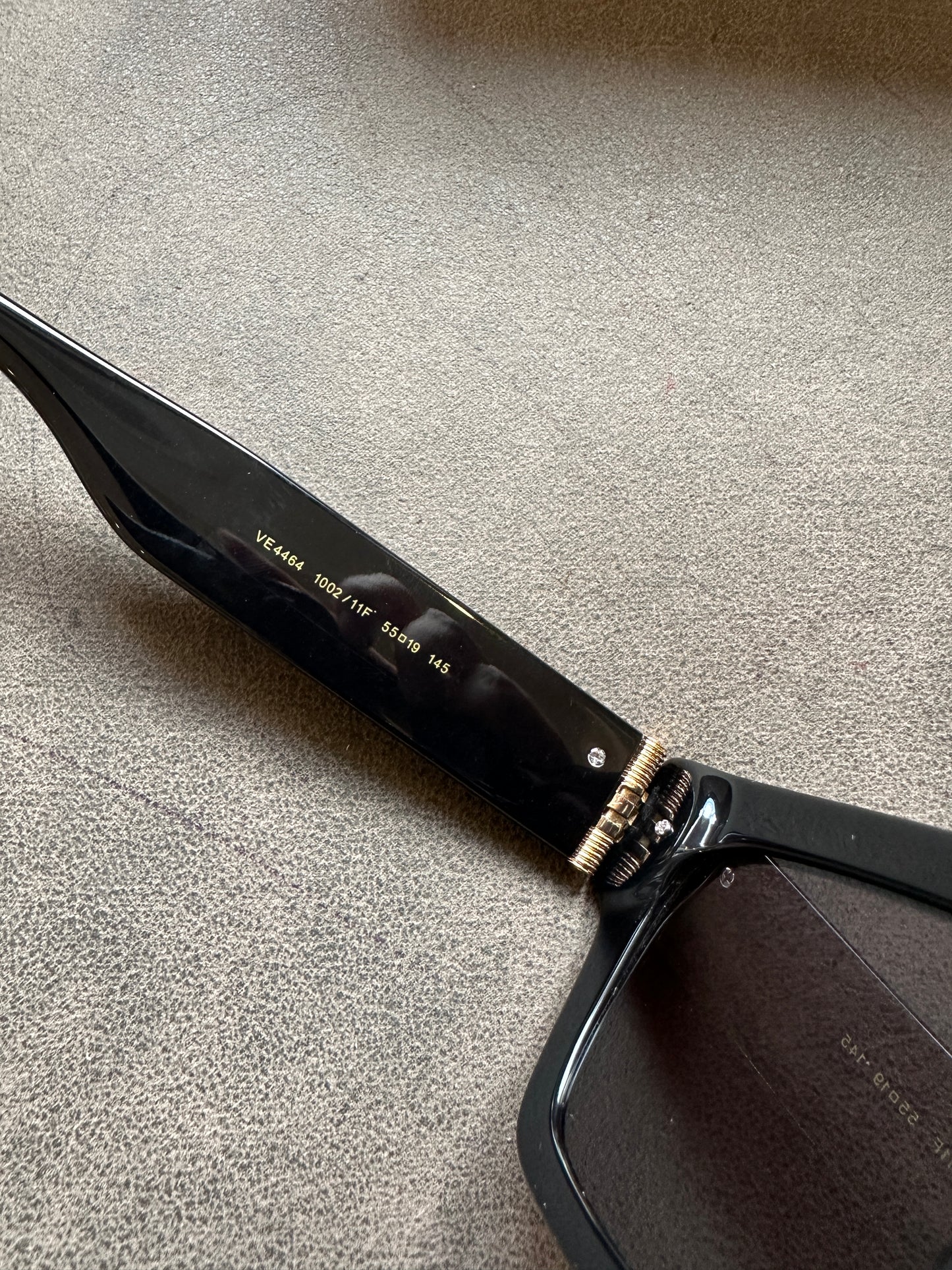 Versace VE4464 Black Rectangular Sunglasses