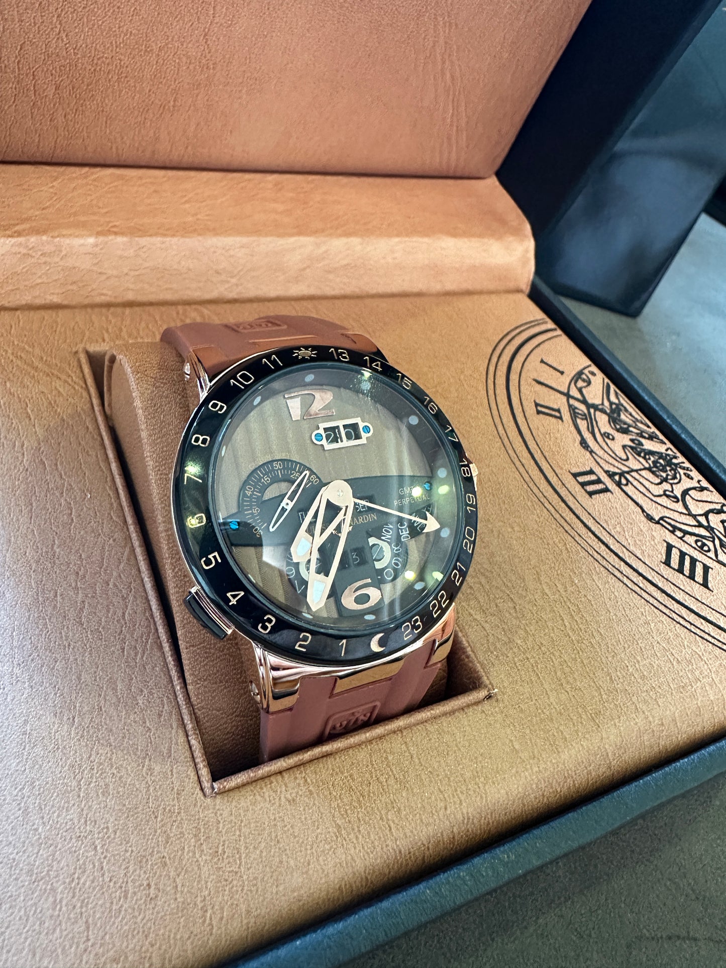Ulysse Nardin Executive Perpetual Calendar Dual Time Rose Gold Limited Edition
