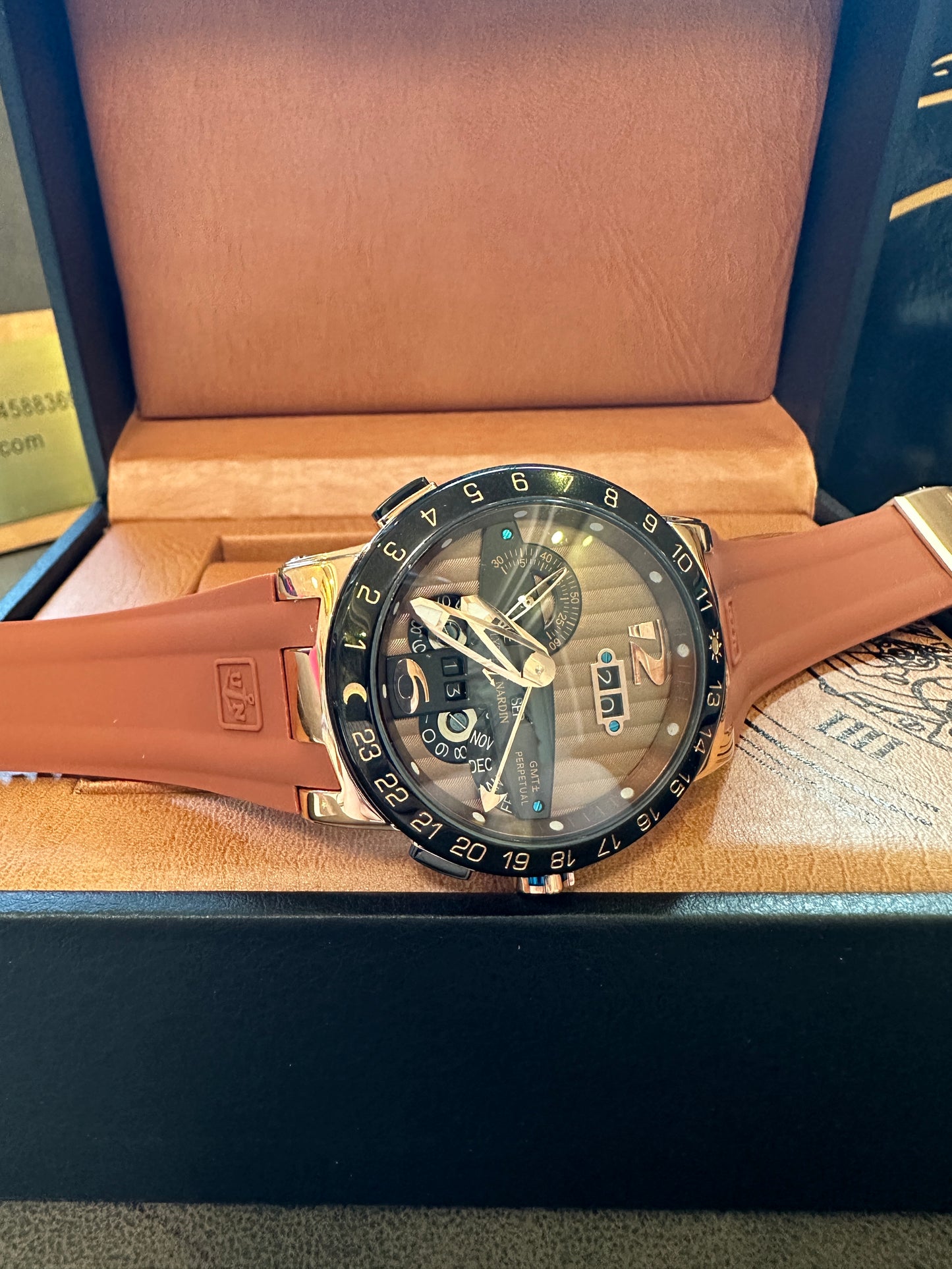 Ulysse Nardin Executive Perpetual Calendar Dual Time Rose Gold Limited Edition