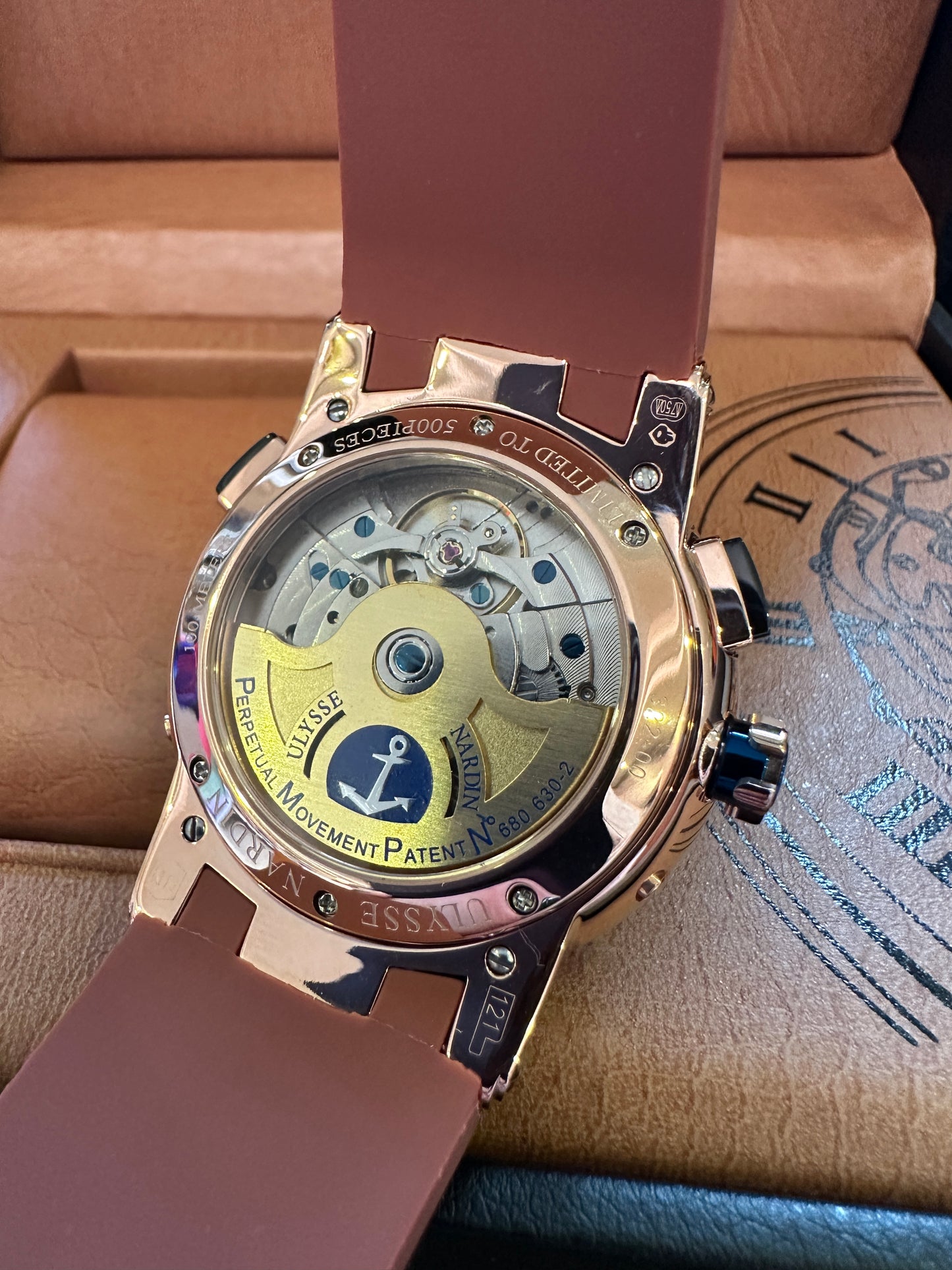 Ulysse Nardin Executive Perpetual Calendar Dual Time Rose Gold Limited Edition