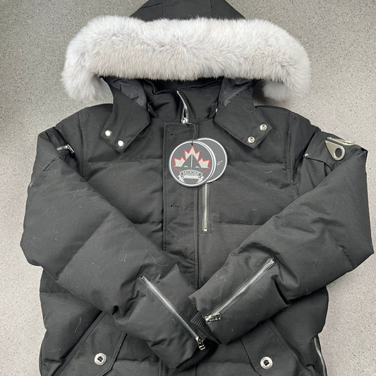 Cappotto di pelliccia bianca Moose Knuckle