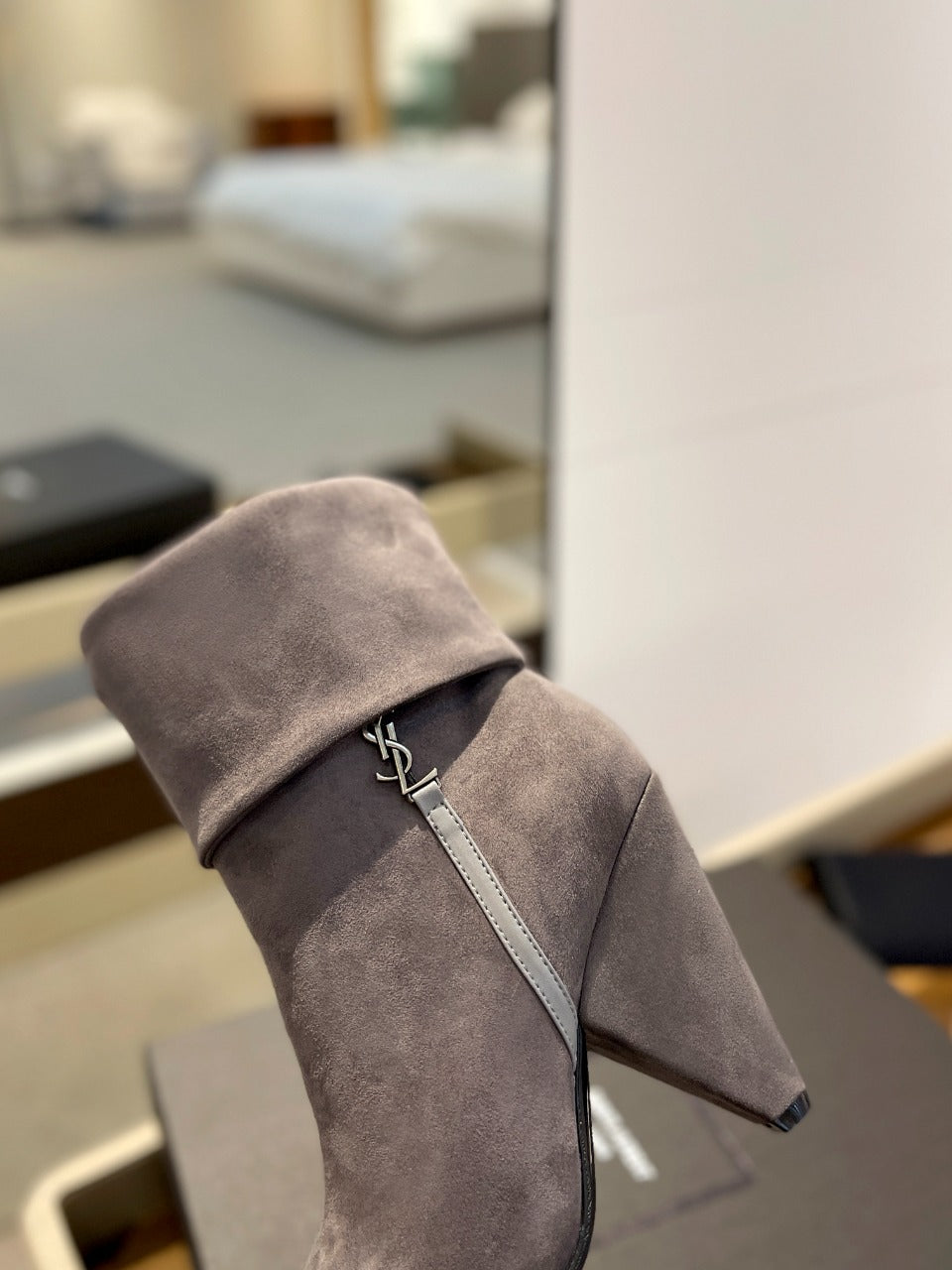 YSL Short Heel Boots