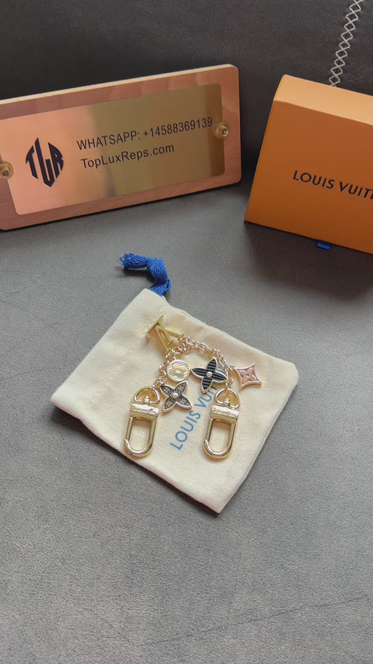 Louis Vuitton Monogram Flower Charm Bag Chain
