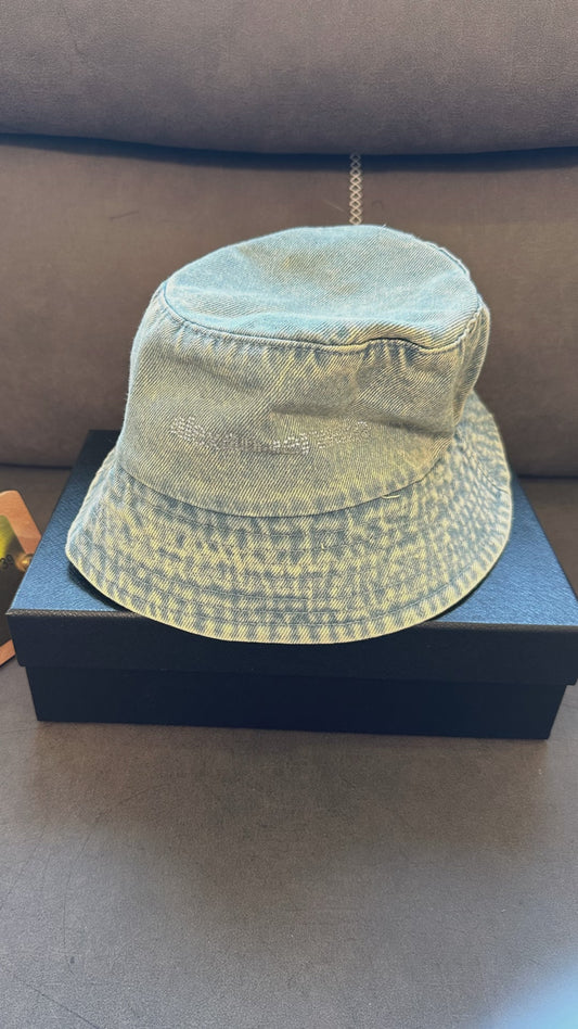 Alexander Wang Denim Bucket Hat – Light Blue Washed Cotton
