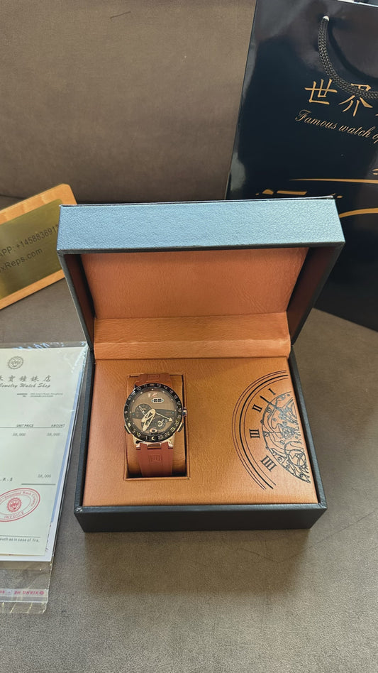 Ulysse Nardin Executive Perpetual Calendar Dual Time Rose Gold Limited Edition