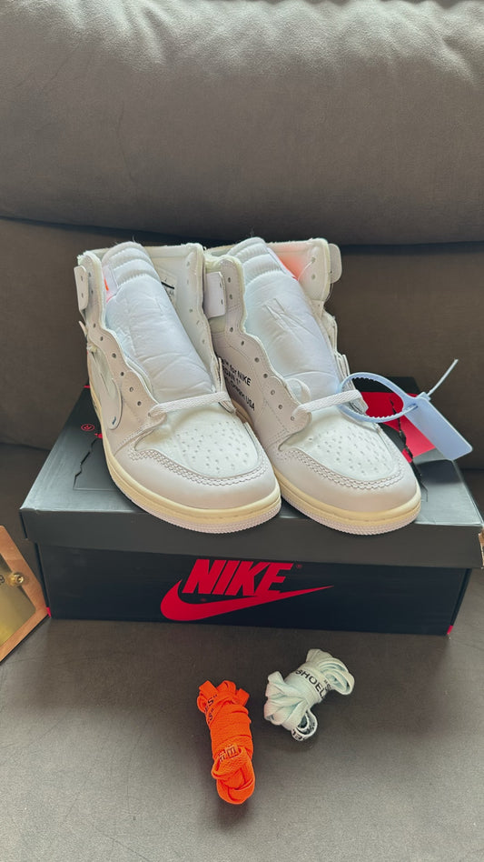 Off-White x Air Jordan 1 Retro High OG "White" 2018