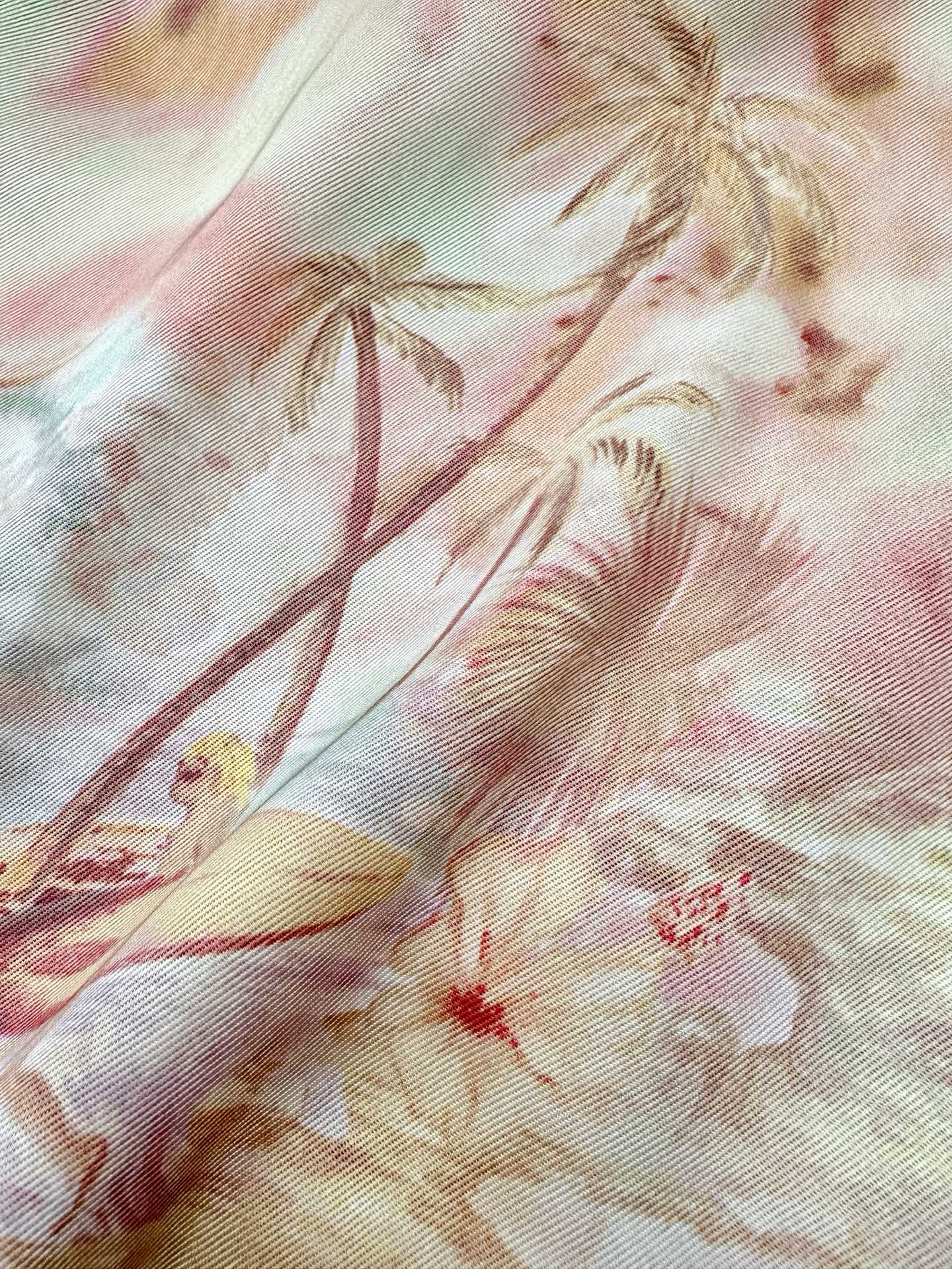 Chemise à manches courtes Zimmermann « ILLUMINATE » à imprimé coucher de soleil panoramique – Collection printemps-été 2025