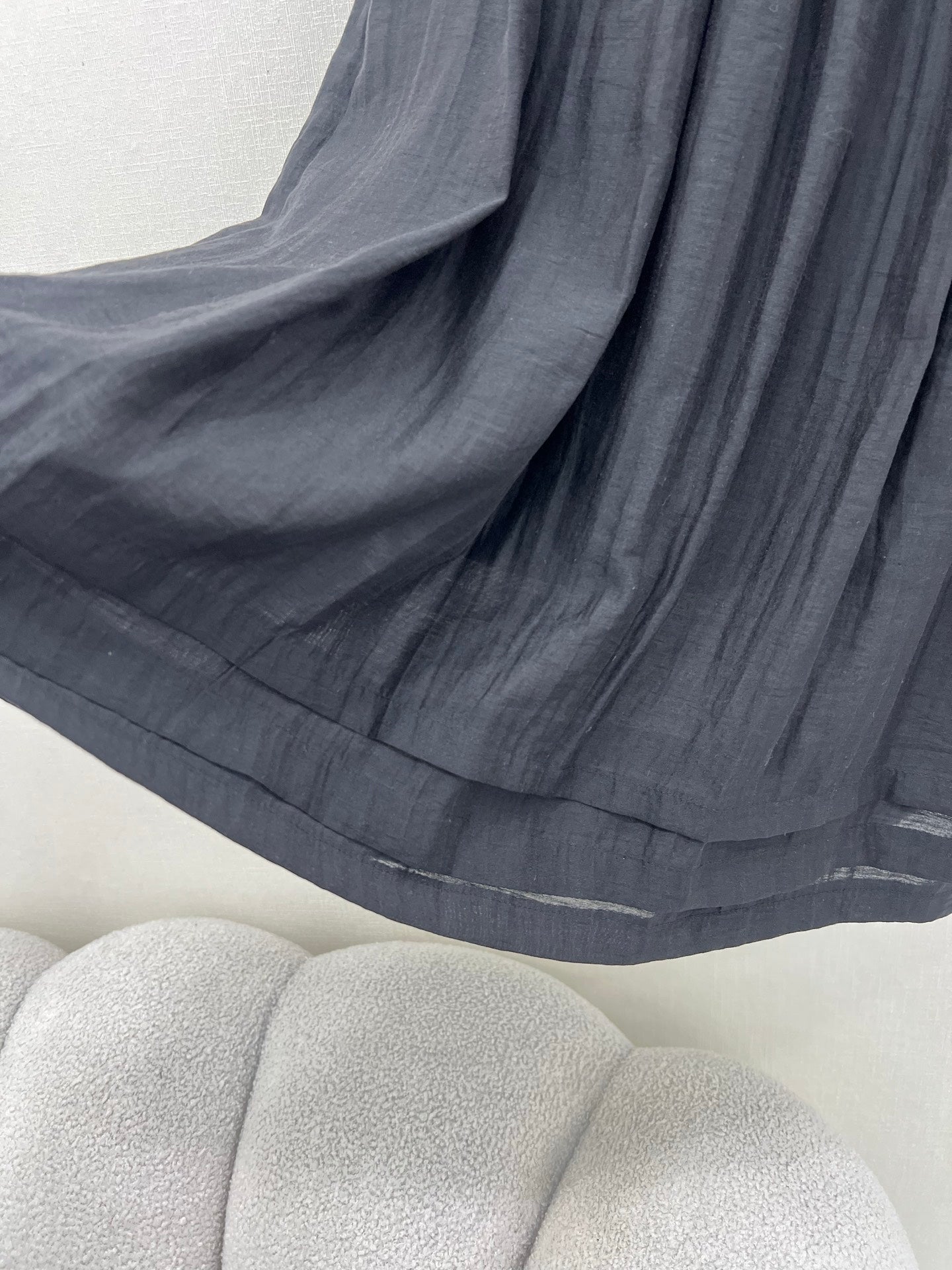 Jupe midi taille haute noire à ornements coquillages Zimmermann 2025