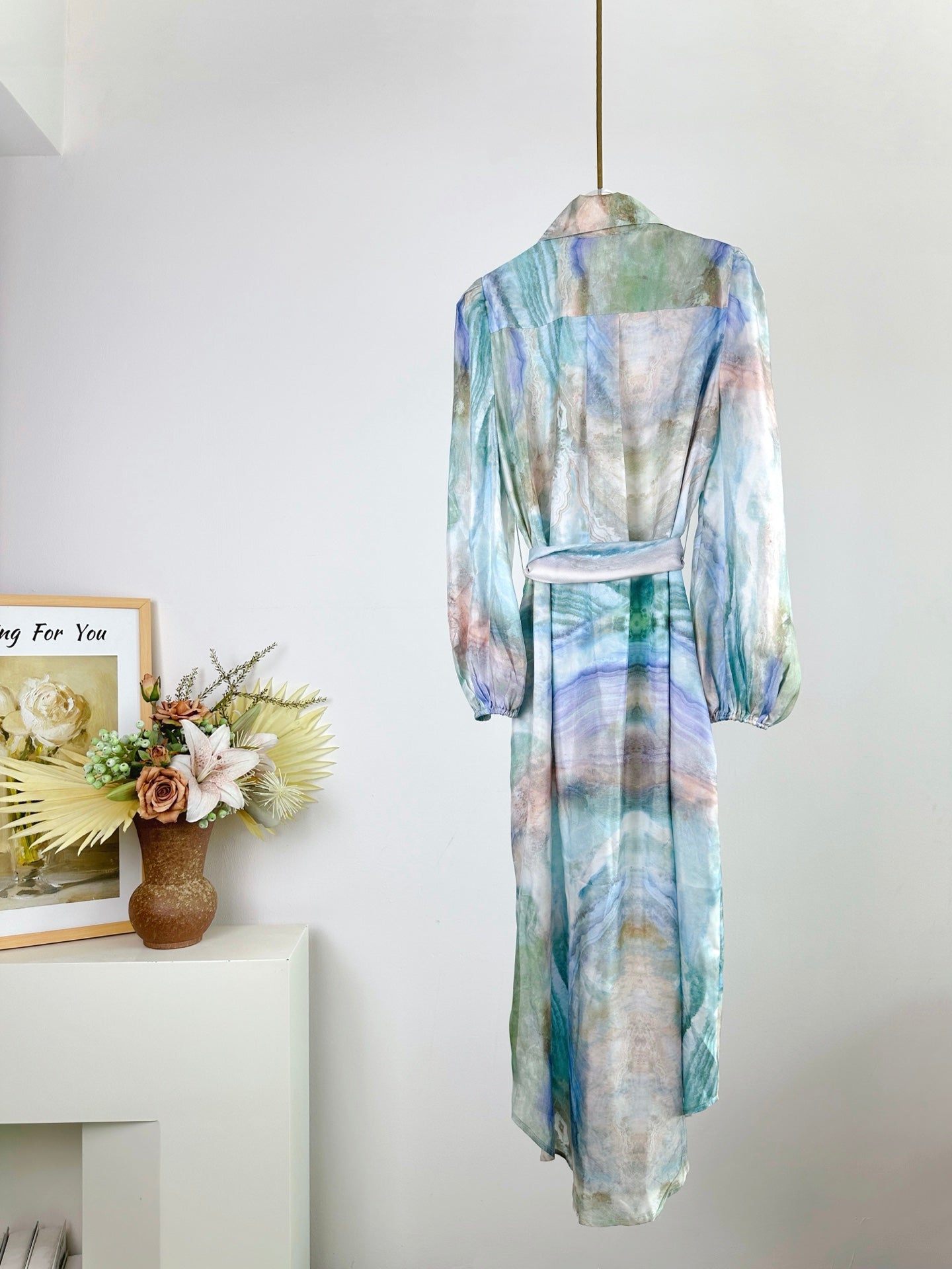 Robe chemise en soie Illuminate Zimmermann 2025 avec ceinture amovible