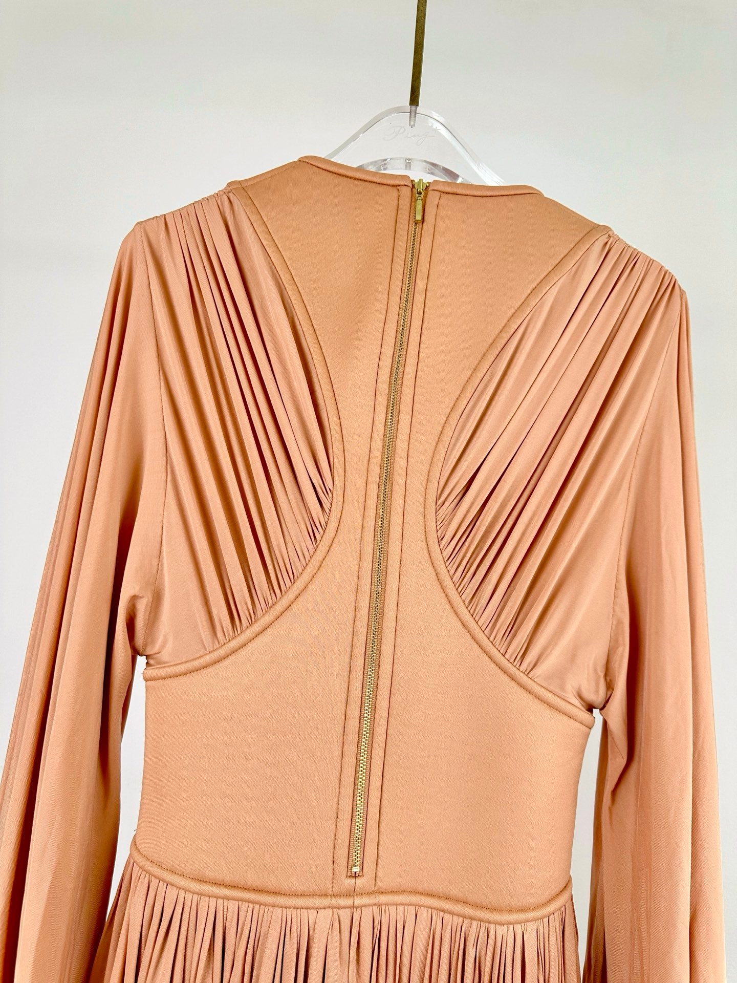 Zimmermann Illuminate Ruched Batwing Mini Dress