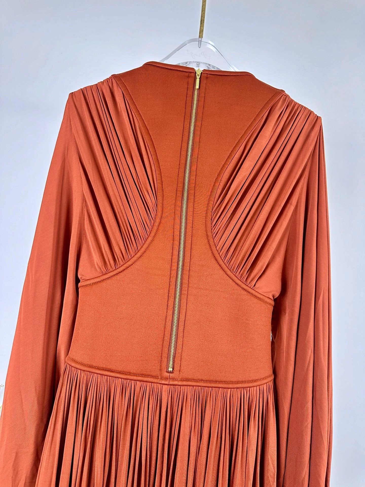 Zimmermann Illuminate Pleated Batwing Maxi Dress