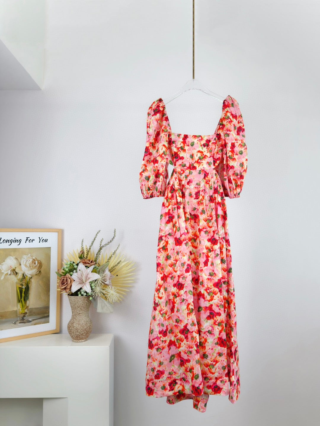 Zimmermann Lightburst Linen Cutout Midi Dress