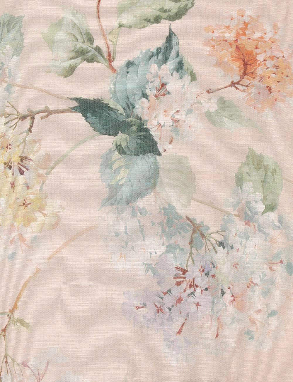 Zimmermann Illuminate Linen Floral Midi Dress