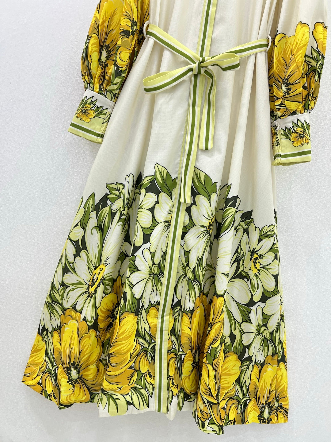 Zimmermann Floral Print Cotton Maxi Dress