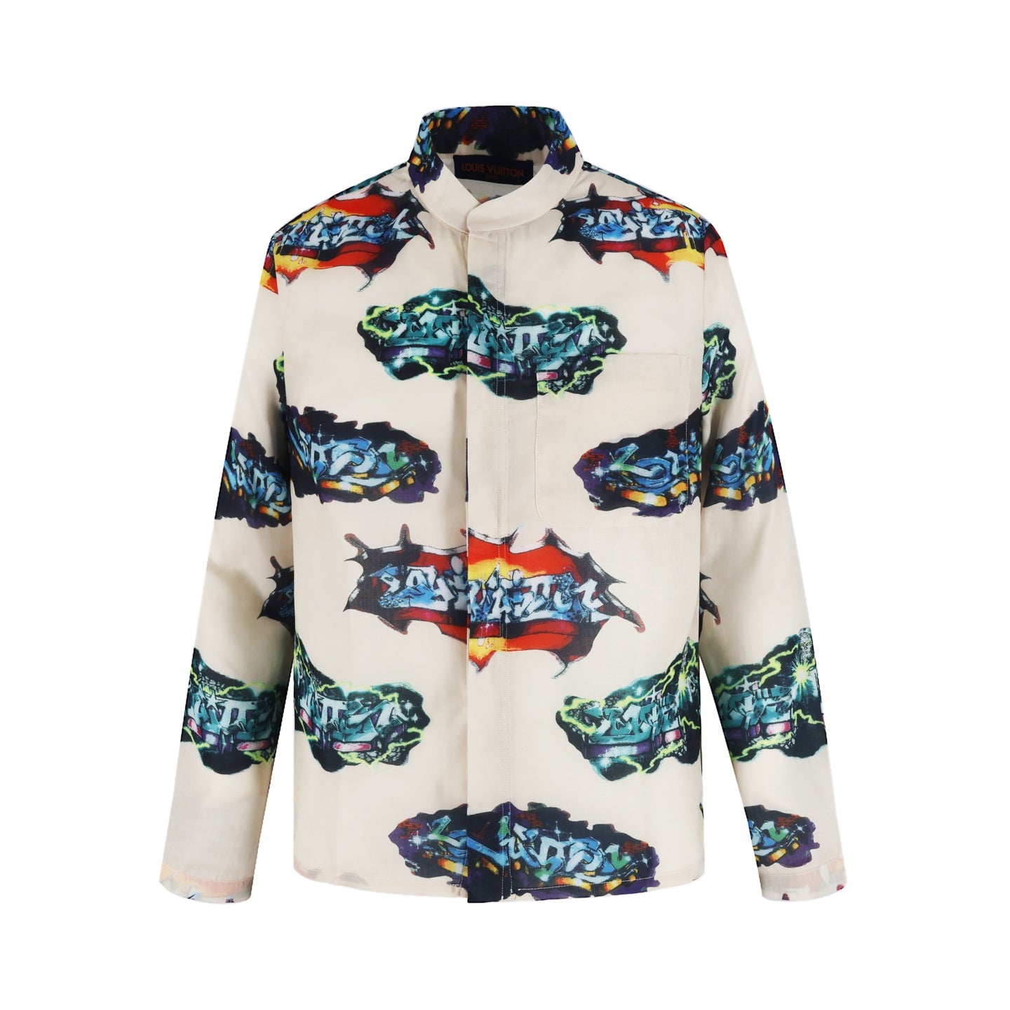 Louis Vuitton Graffiti Print Pajama Long Sleeve Shirt