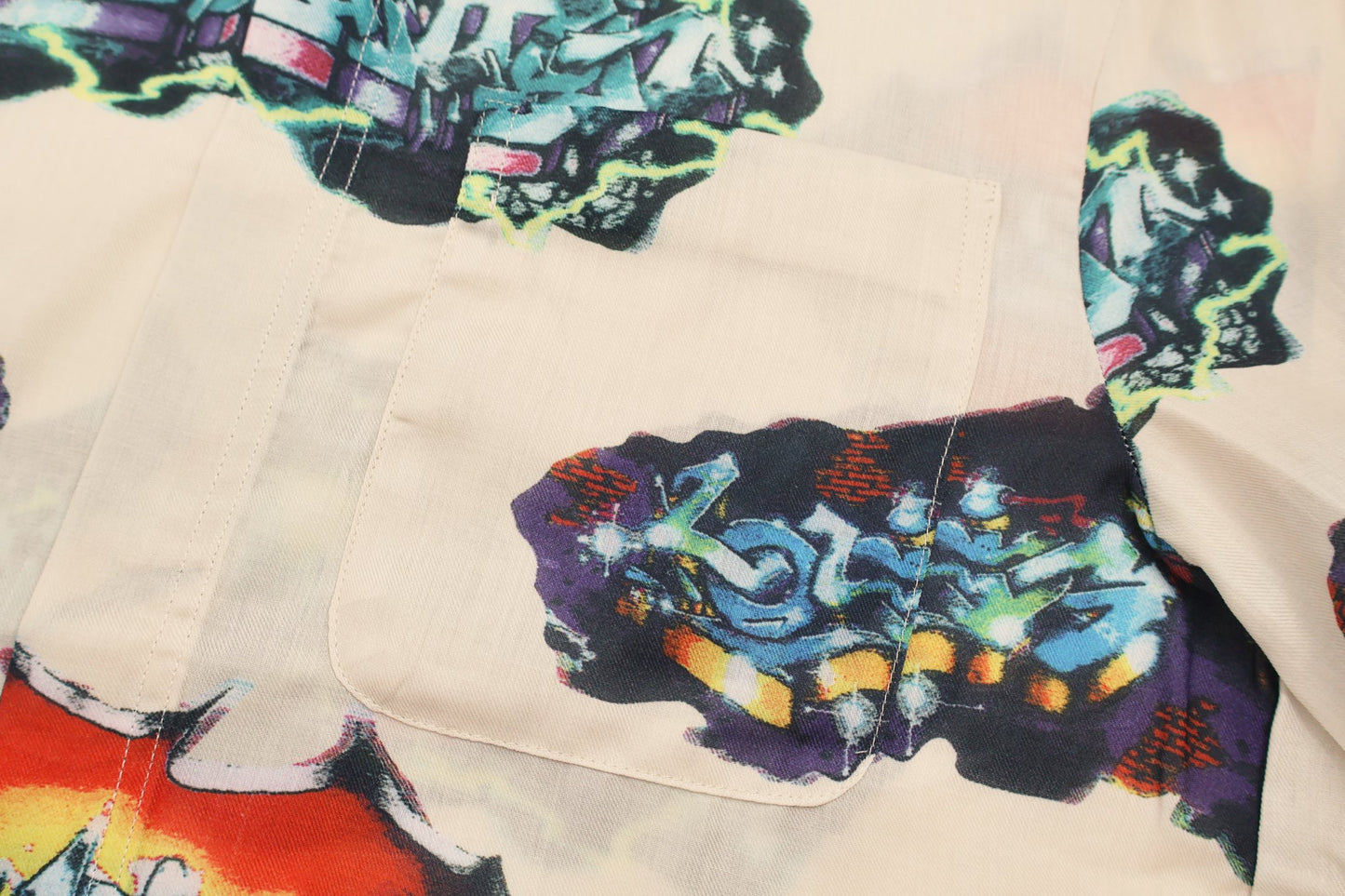 Louis Vuitton Graffiti Print Pajama Long Sleeve Shirt
