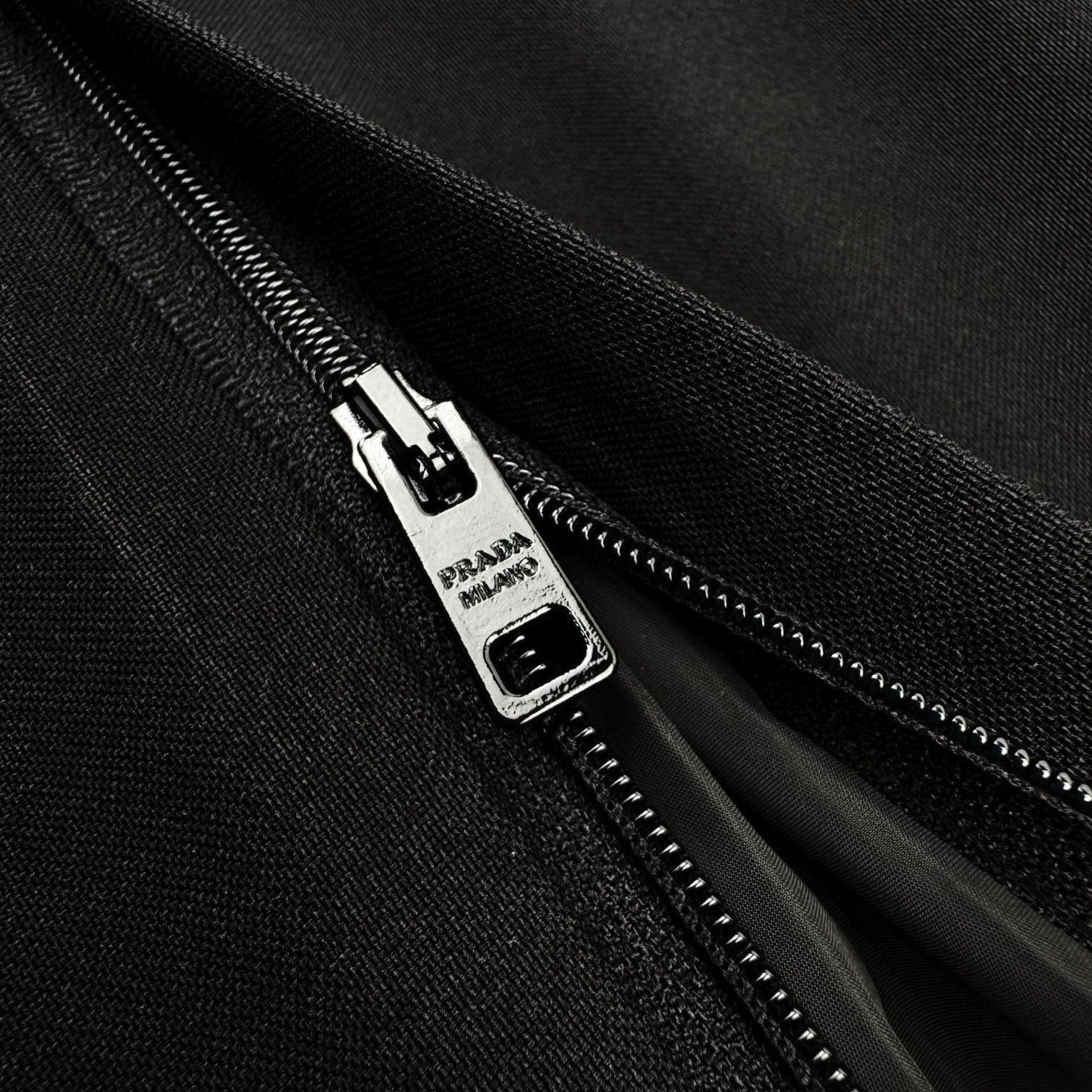 Prada Tailored Trousers with Triangle Logo