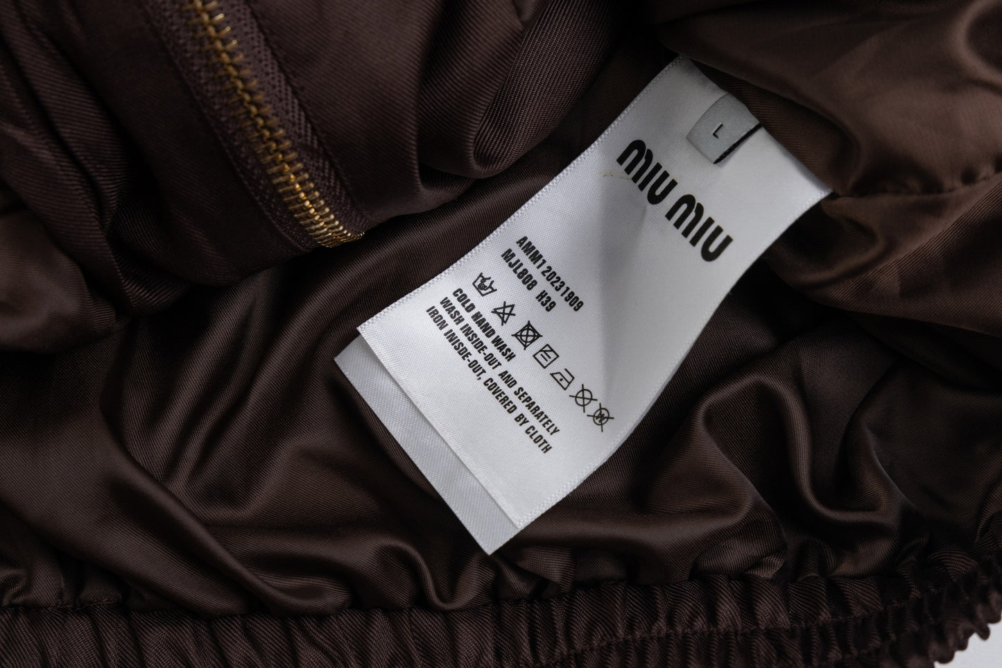 Miu Miu Cocoa Brown Jacket
