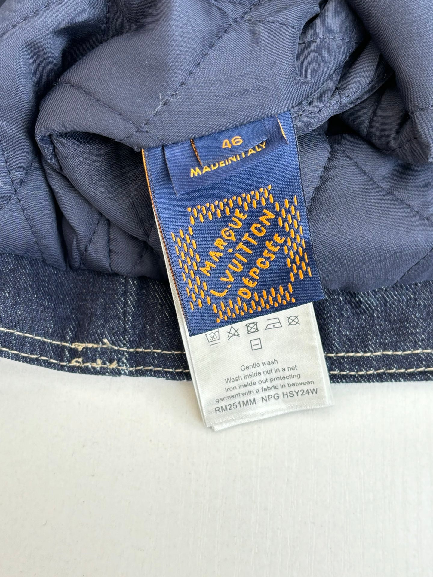Louis Vuitton FW25 Nigo Collaboration Graffiti Denim Jacket and Jeans - Unisex
