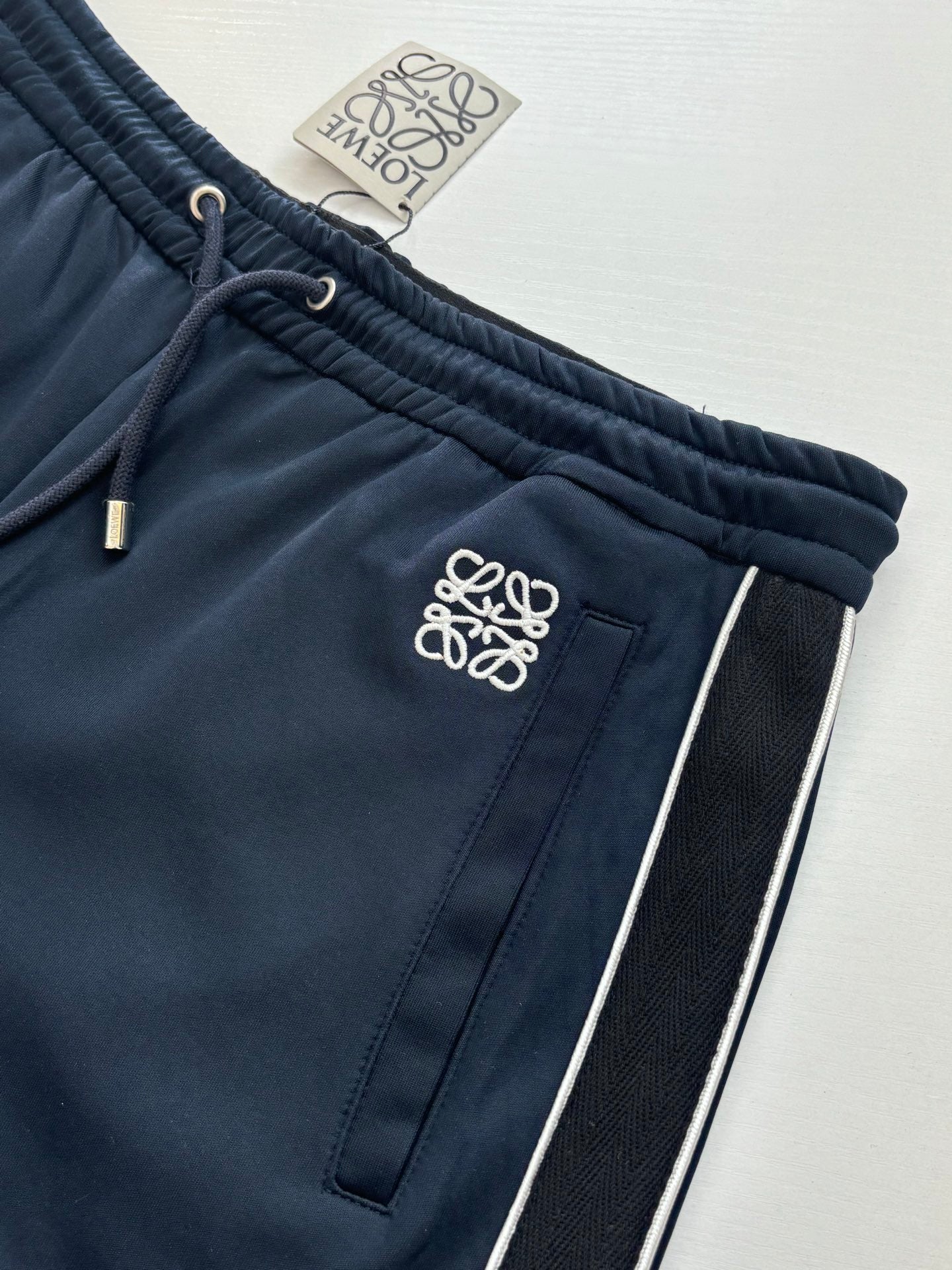 Loewe Logo Embroidered Blue Tracksuit - Jacket & Pants Set - Unisex