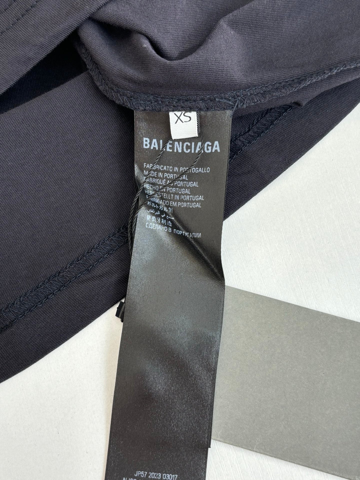 Balenciaga Vintage Logo Print Long Sleeve T-shirt