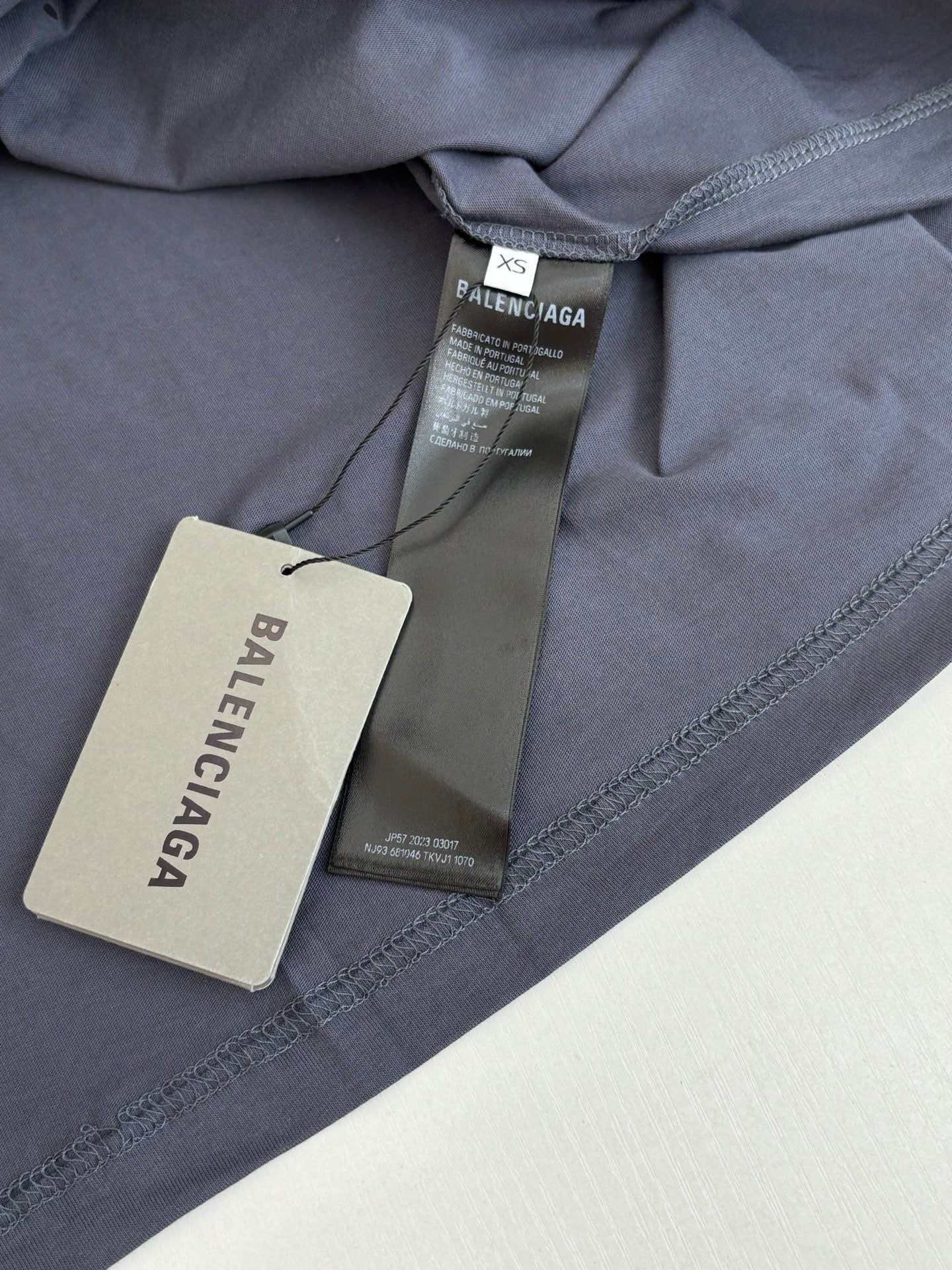 Balenciaga Ink Stained Embroidered Short-Sleeve T-shirt