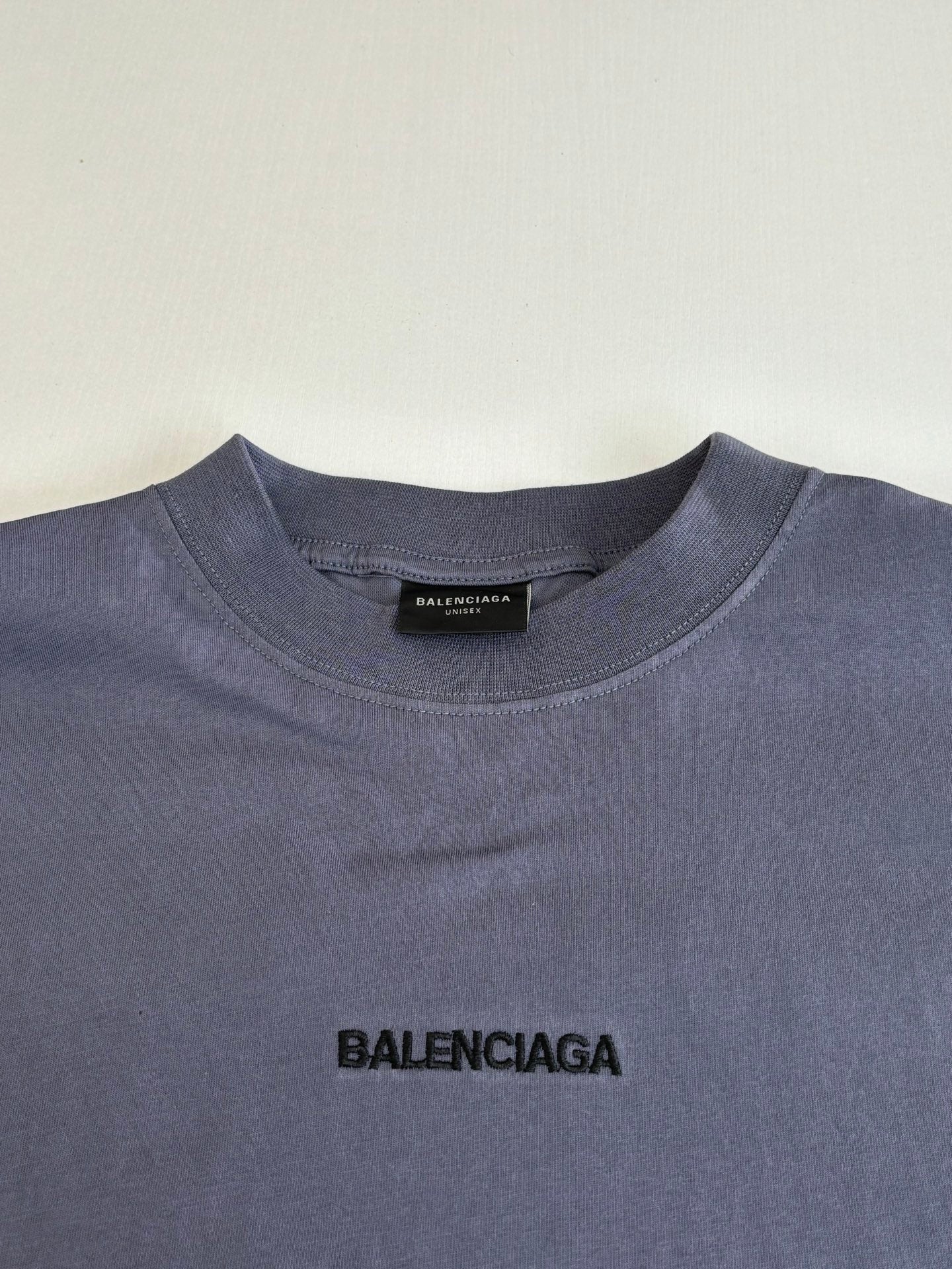 Balenciaga Ink Stained Embroidered Short-Sleeve T-shirt
